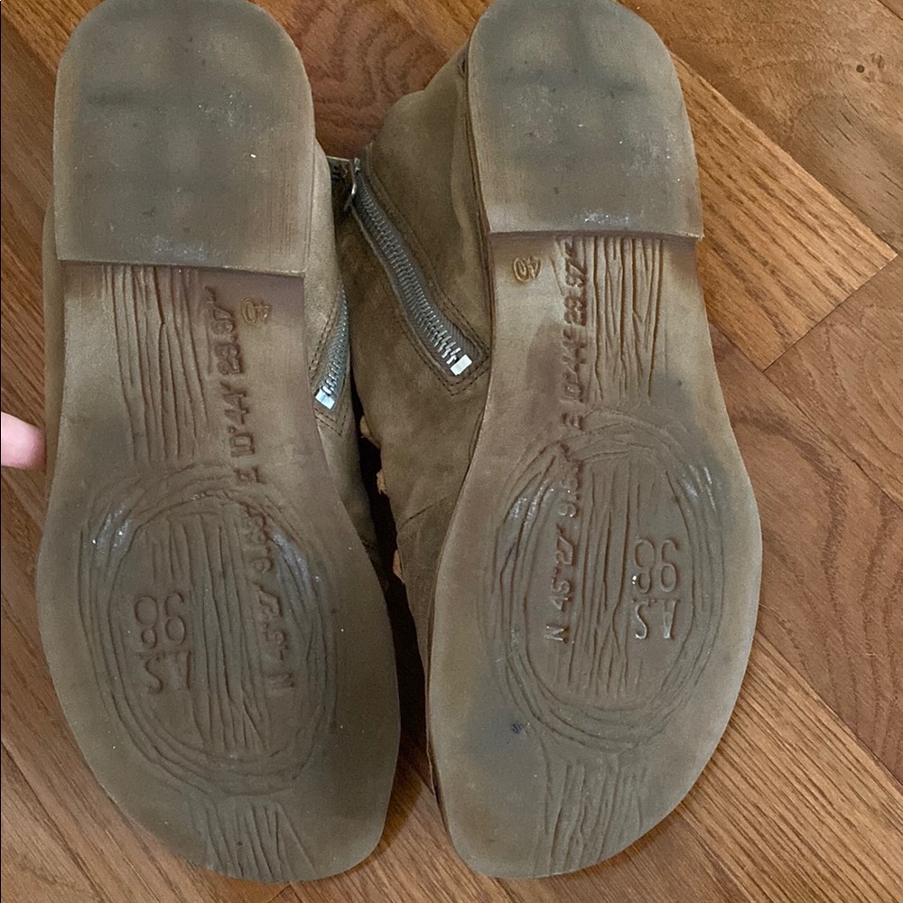 A.S.98 Leather Buckle Sandals - Picture 3 of 7